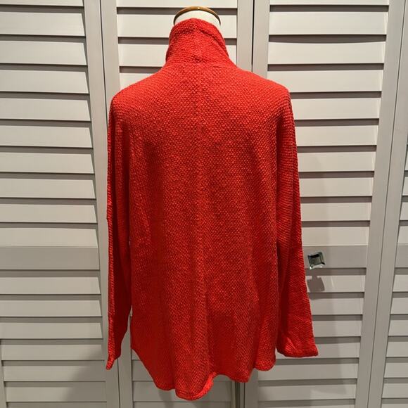 Velvet by Graham & Spencer NWT Dallas Open front Cardigan Hibiscus in size M - Picture 5 of 6